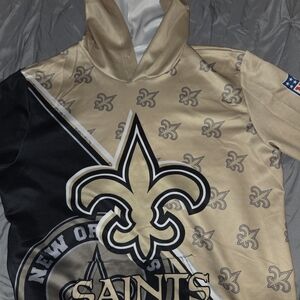 New Orleans Saints Hoodie in Black and Gold